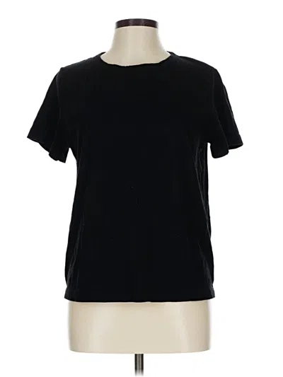 Pre-owned Ann Taylor Loft Short Sleeve T-shirt In Black