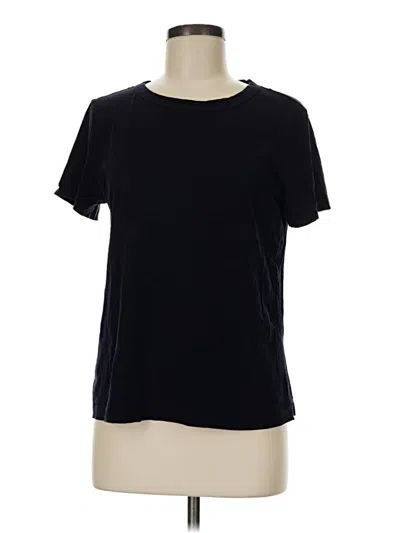 Pre-owned Ann Taylor Loft Short Sleeve T-shirt In Black
