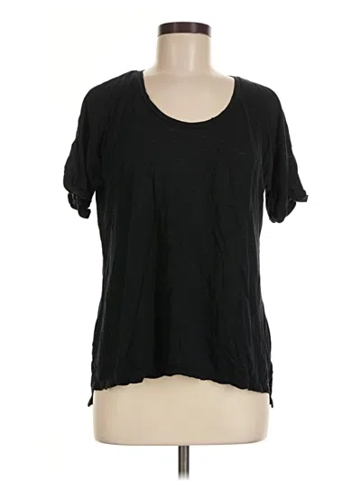 Pre-owned Ann Taylor Loft Short Sleeve T-shirt In Black