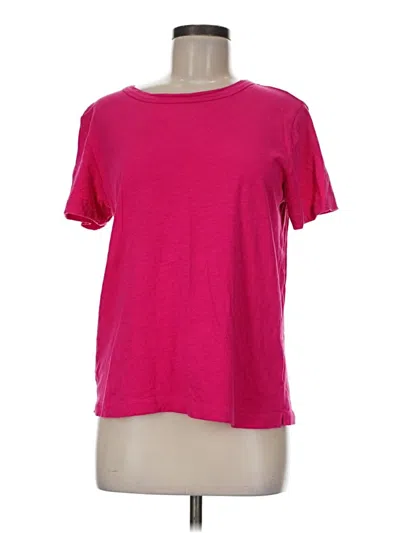 Pre-owned Ann Taylor Loft Short Sleeve T-shirt In Pink