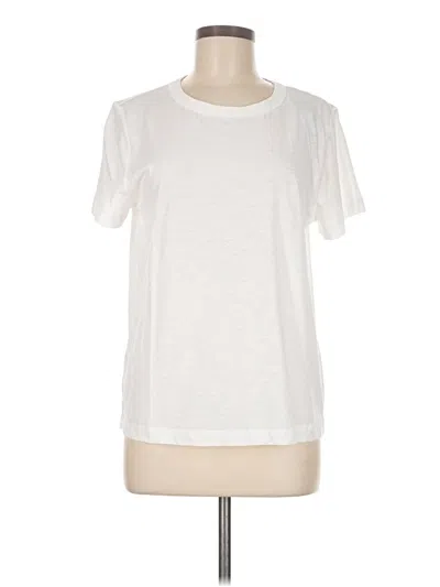 Ann Taylor Loft Short Sleeve T-shirt In White