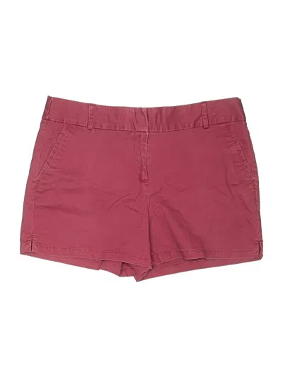 Pre-owned Ann Taylor Loft Shorts In Burgundy