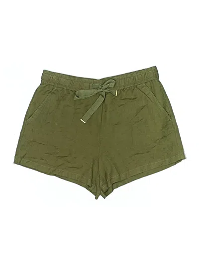 Pre-owned Ann Taylor Loft Shorts In Green