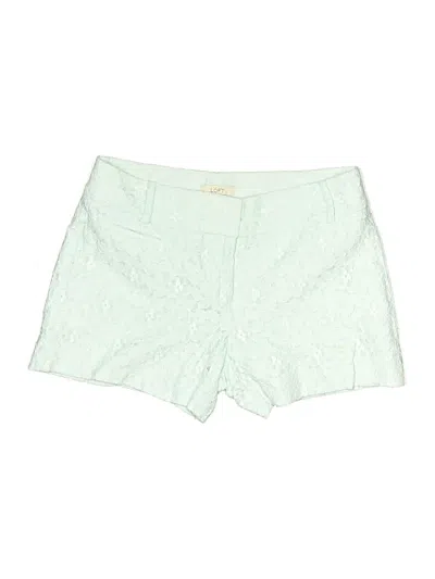 Pre-owned Ann Taylor Loft Shorts In Green