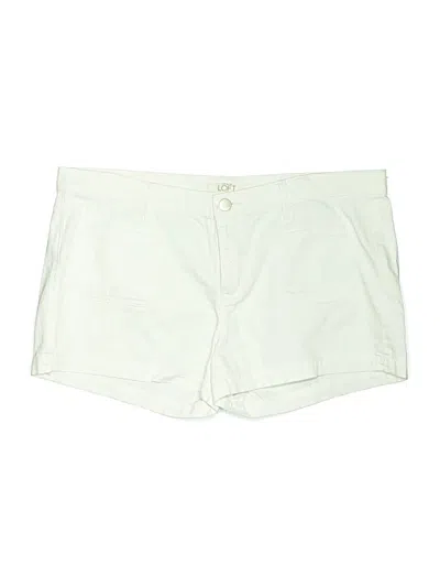 Pre-owned Ann Taylor Loft Shorts In Green