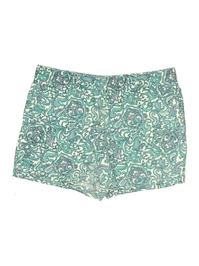 Pre-owned Ann Taylor Loft Shorts In Green