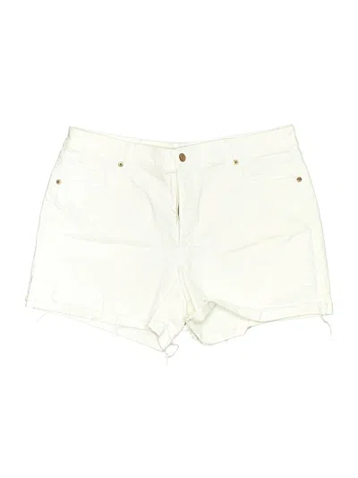 Pre-owned Ann Taylor Loft Shorts In Ivory