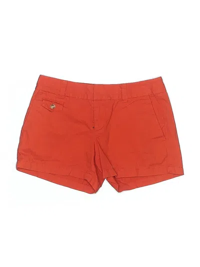 Pre-owned Ann Taylor Loft Shorts In Orange