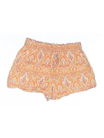 Pre-owned Ann Taylor Loft Shorts In Orange