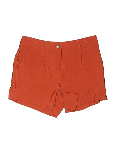 Pre-owned Ann Taylor Loft Shorts In Orange