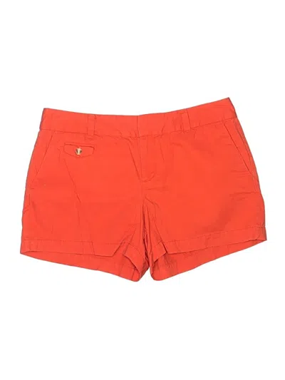 Pre-owned Ann Taylor Loft Shorts In Orange
