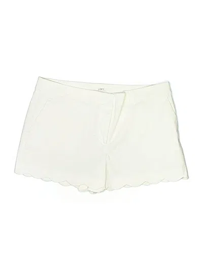 Pre-owned Ann Taylor Loft Shorts In White