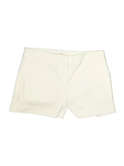 Pre-owned Ann Taylor Loft Shorts In White