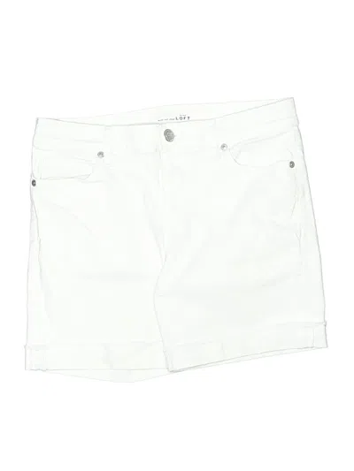 Pre-owned Ann Taylor Loft Shorts In White
