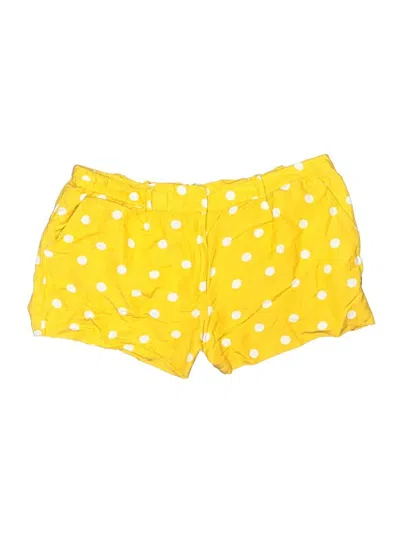 Pre-owned Ann Taylor Loft Shorts In Yellow