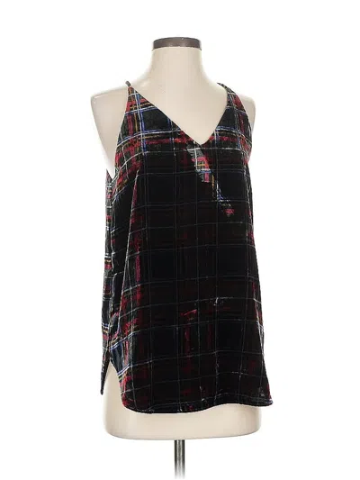 Pre-owned Ann Taylor Loft Sleeveless Blouse In Black