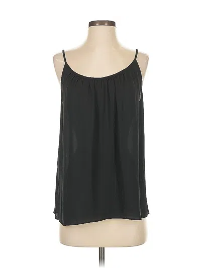 Pre-owned Ann Taylor Loft Sleeveless Blouse In Black