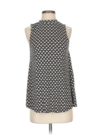 Pre-owned Ann Taylor Loft Sleeveless Blouse In Black