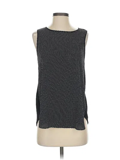 Pre-owned Ann Taylor Loft Sleeveless Blouse In Black