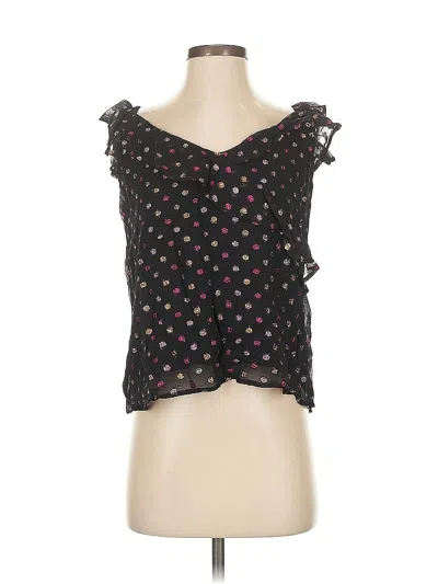 Ann Taylor Loft Sleeveless Blouse In Black