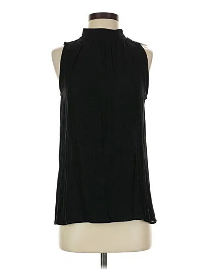 Ann Taylor Loft Sleeveless Blouse In Black