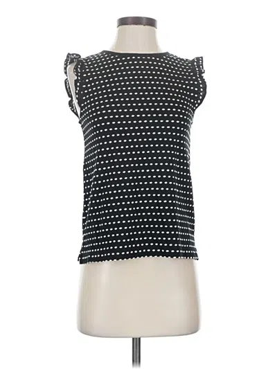 Ann Taylor Loft Sleeveless Blouse In Black