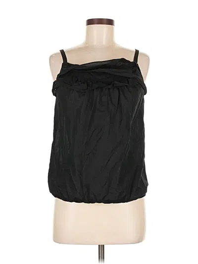 Pre-owned Ann Taylor Loft Sleeveless Blouse In Black