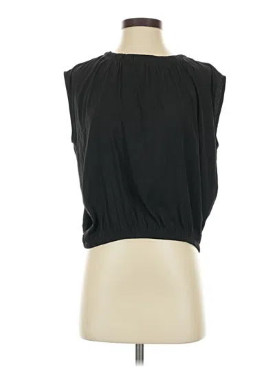 Pre-owned Ann Taylor Loft Sleeveless Blouse In Black