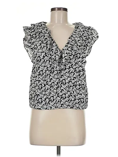 Pre-owned Ann Taylor Loft Sleeveless Blouse In Black