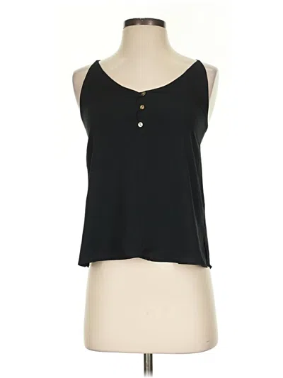 Ann Taylor Loft Sleeveless Blouse In Black