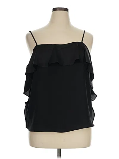 Ann Taylor Loft Sleeveless Blouse In Black
