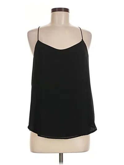 Pre-owned Ann Taylor Loft Sleeveless Blouse In Black