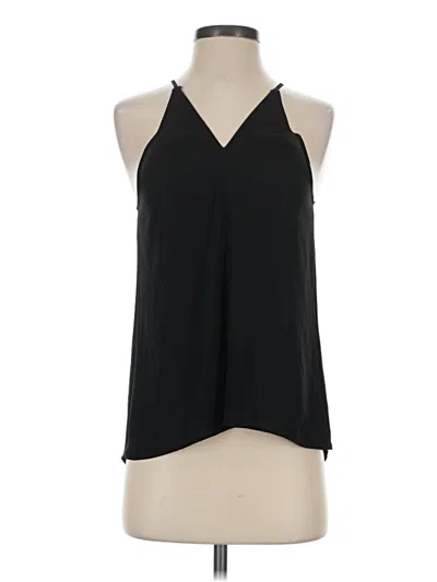 Pre-owned Ann Taylor Loft Sleeveless Blouse In Black