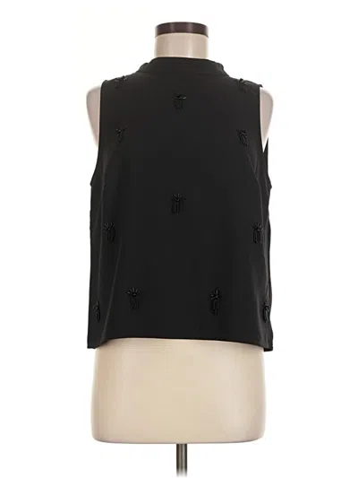Pre-owned Ann Taylor Loft Sleeveless Blouse In Black
