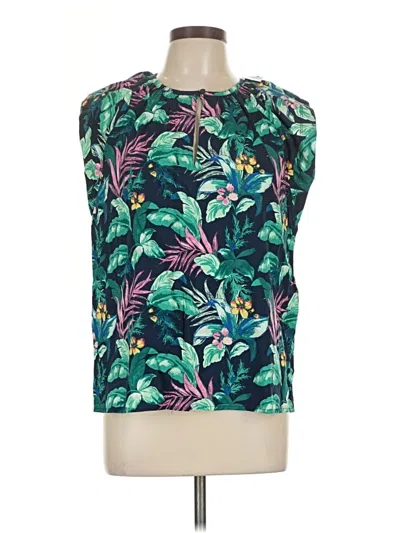 Ann Taylor Loft Sleeveless Blouse In Blue