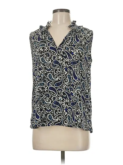 Ann Taylor Loft Sleeveless Blouse In Blue