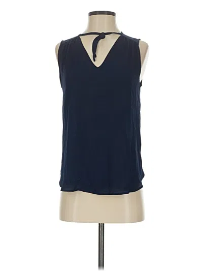 Ann Taylor Loft Sleeveless Blouse In Blue