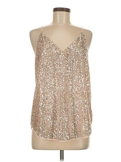 Ann Taylor Loft Sleeveless Blouse In Brown