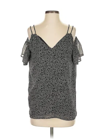 Pre-owned Ann Taylor Loft Sleeveless Blouse In Gray