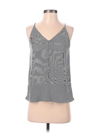 Pre-owned Ann Taylor Loft Sleeveless Blouse In Gray