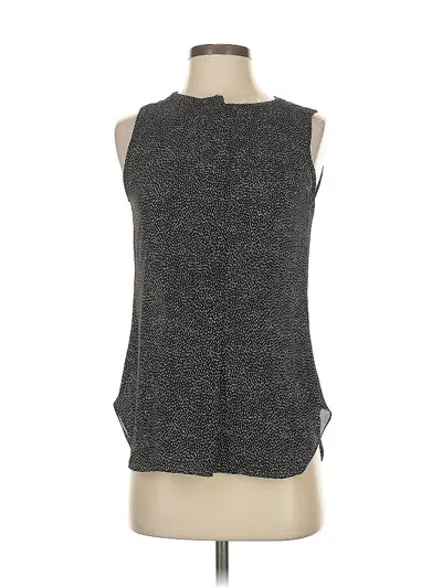 Pre-owned Ann Taylor Loft Sleeveless Blouse In Gray