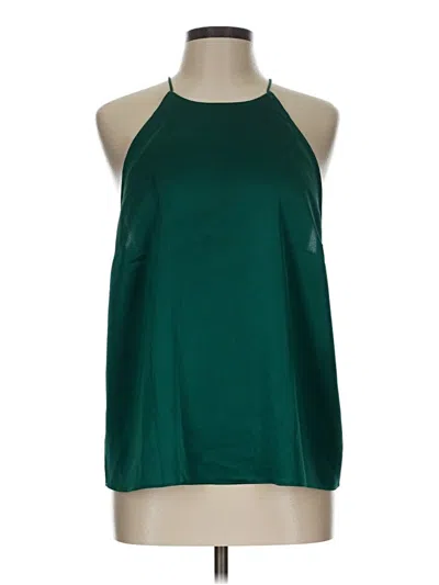 Pre-owned Ann Taylor Loft Sleeveless Blouse In Green