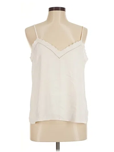 Ann Taylor Loft Sleeveless Blouse In Ivory