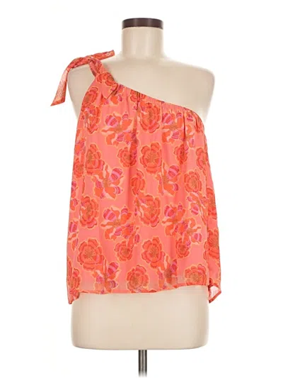 Ann Taylor Loft Sleeveless Blouse In Orange