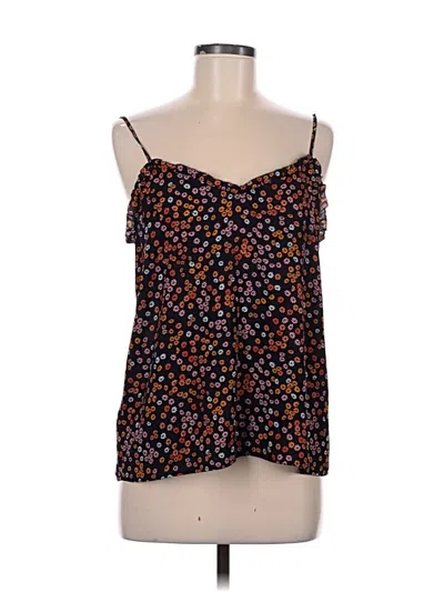Pre-owned Ann Taylor Loft Sleeveless Blouse In Orange