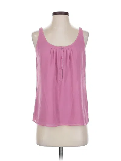 Pre-owned Ann Taylor Loft Sleeveless Blouse In Pink