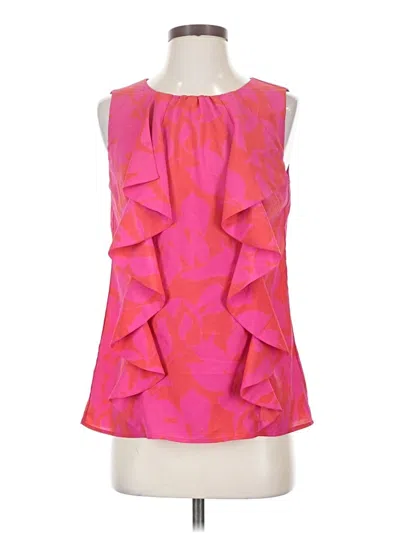 Pre-owned Ann Taylor Loft Sleeveless Blouse In Pink