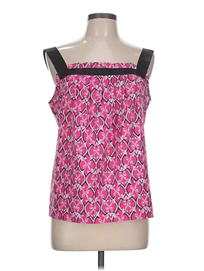 Pre-owned Ann Taylor Loft Sleeveless Blouse In Pink