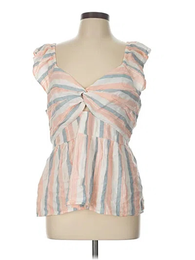Pre-owned Ann Taylor Loft Sleeveless Blouse In Pink