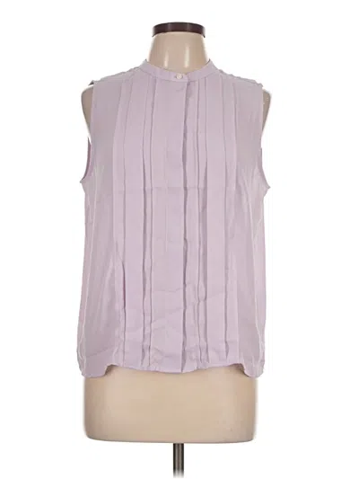 Ann Taylor Loft Sleeveless Blouse In Purple
